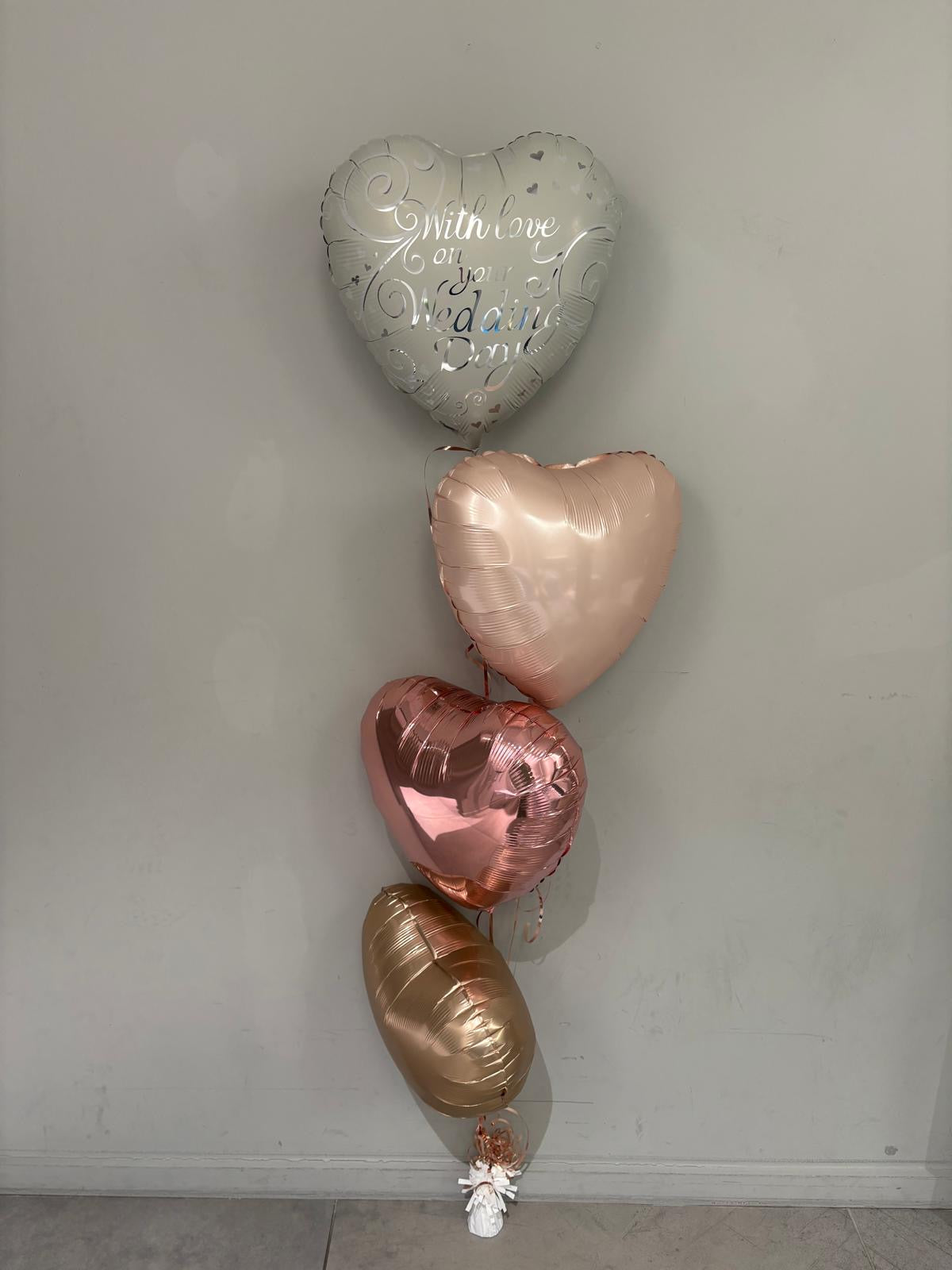 Wedding Foil Balloon Bouquet
