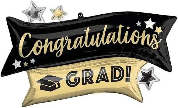 Supershape Graduation Foil Balloon
