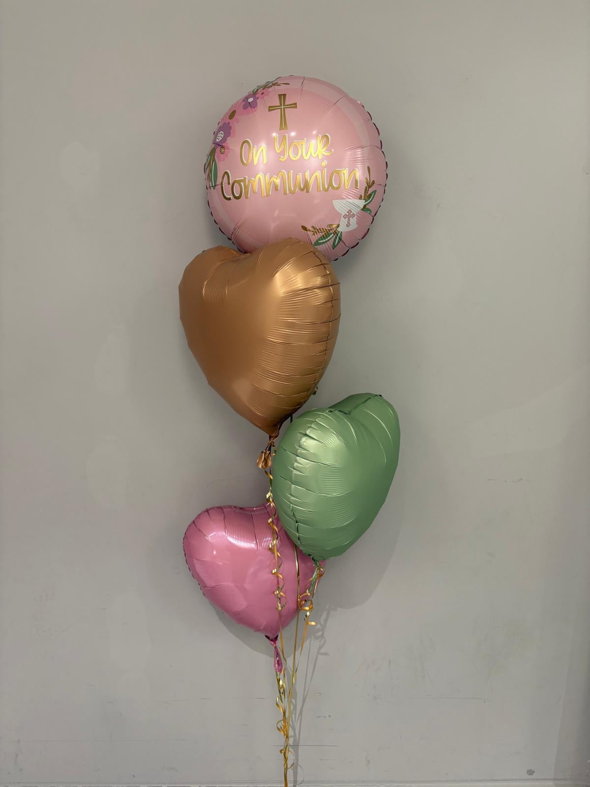 Communion Foil Balloon Bouquet