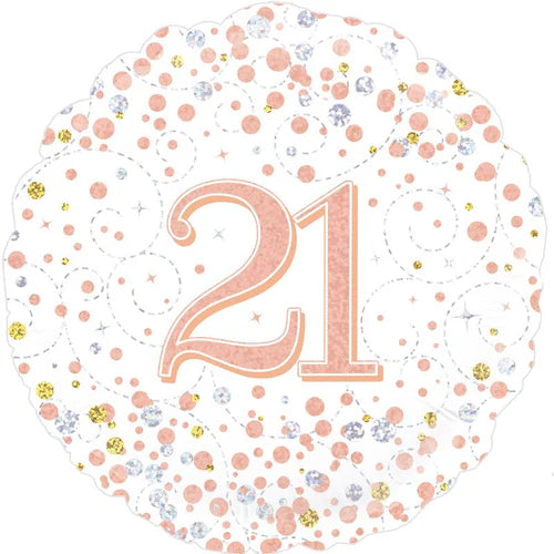 21st Birthday Foil Balloon Bouquet