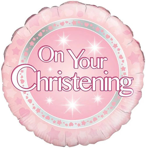 Christening Foil Balloon Bouquet