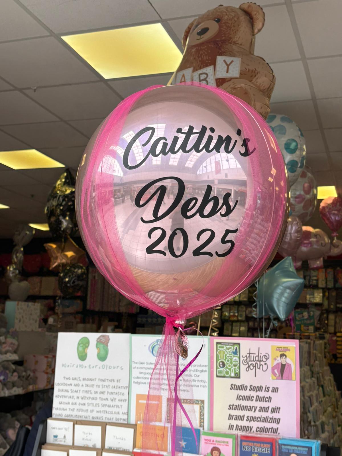 Personalised Orb With Text