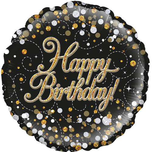 Male Happy Birthday Foil Balloon Bouquet